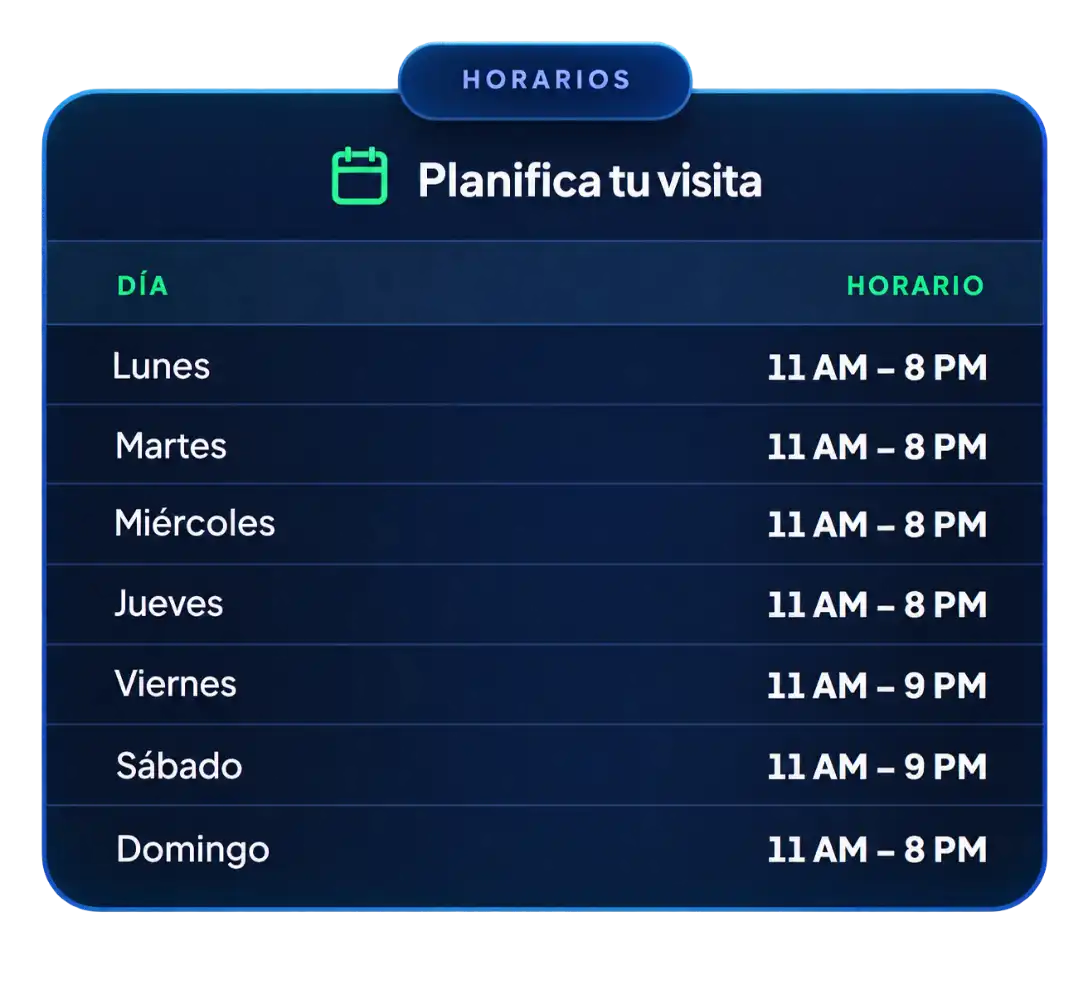 WEBP Horarios universrum